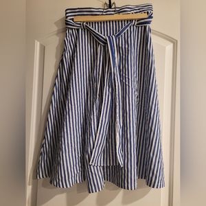 Chole's striped midi skirt